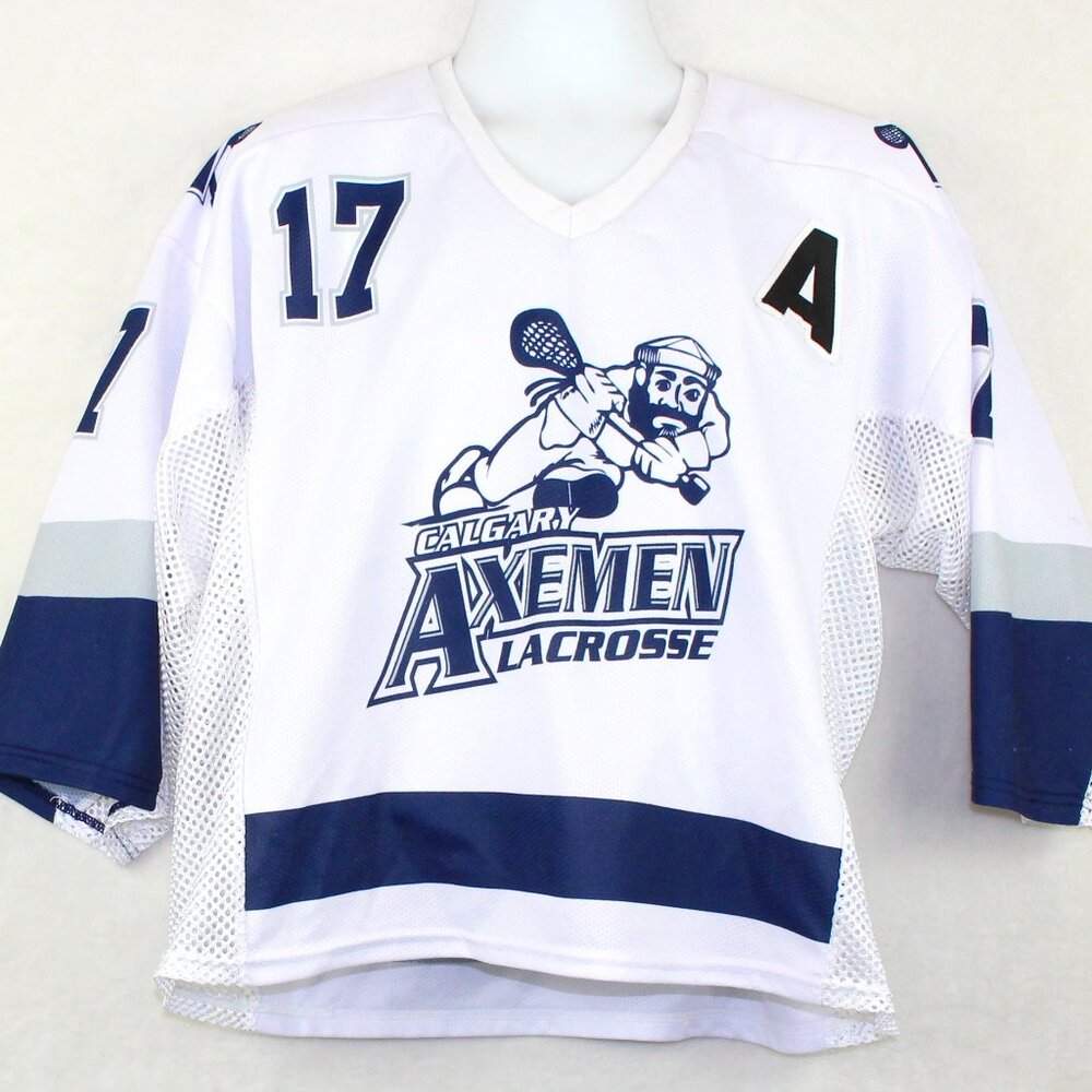 Calgary Axemen  Lacrosse Jersey Mens Large